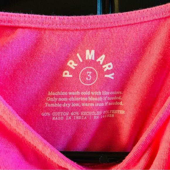 Primary Girls Bright Bubblegum Pink Twirly Dress | Size 3 - Picture 3 of 4